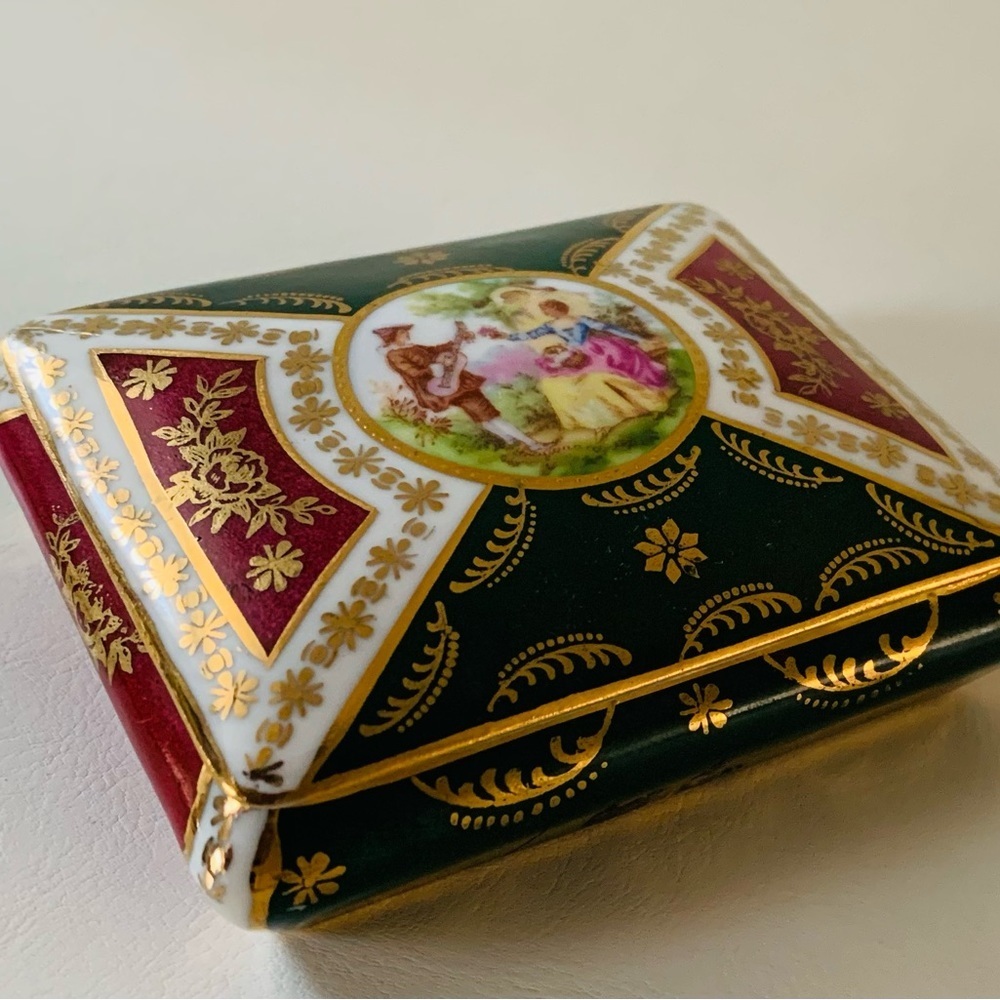 Porcelain trinket box from West Germany